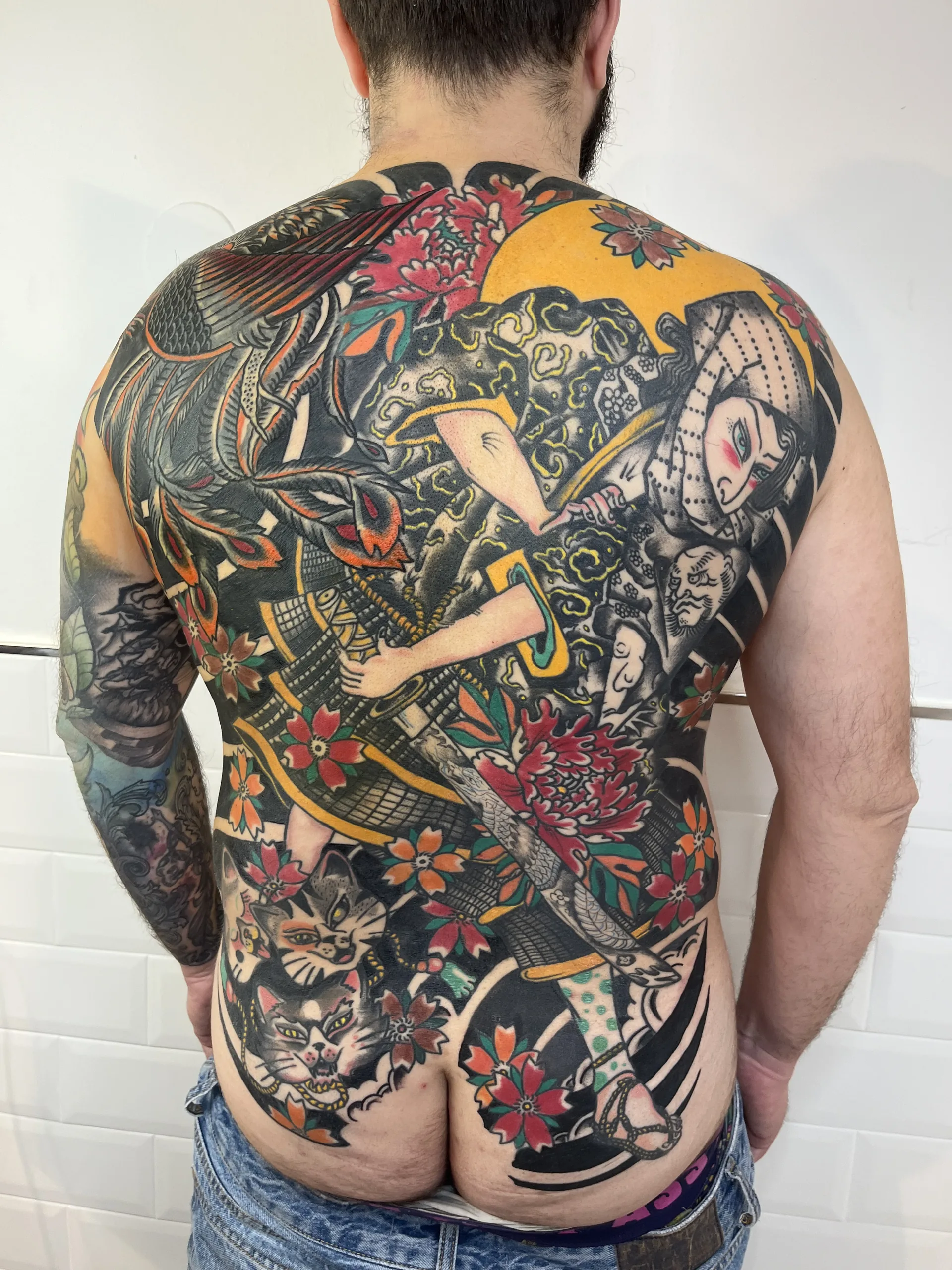 Tatuaje japonés · Qbos Body Art