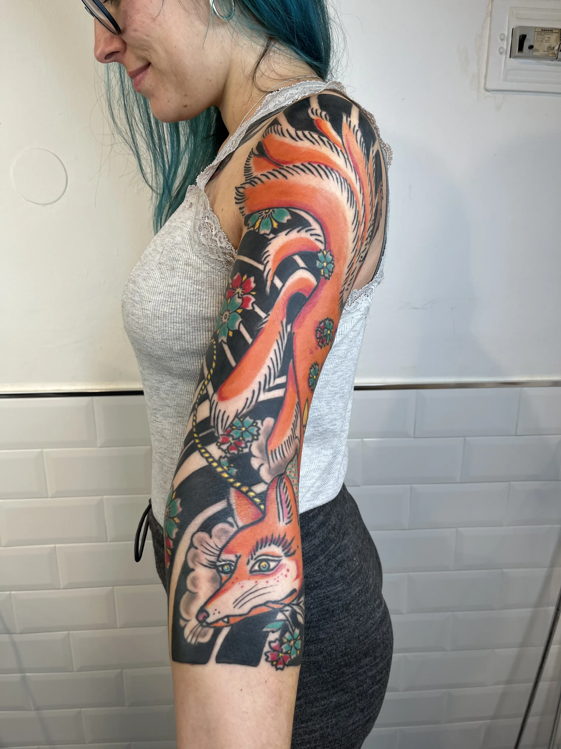 Tatuaje japonés · Qbos Body Art
